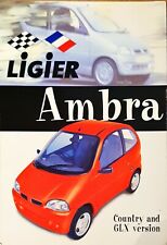 Ligier ambra microcar for sale  BIGGLESWADE