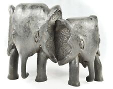 Elefanti legno fermalibri usato  Montebello Della Battaglia