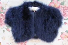 Navy marabou feather for sale  DAVENTRY