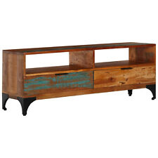 Homgoday TV Stand .5"x13.8"x17.7" Solid Wood Reclaimed P3Z7 for sale  Shipping to South Africa