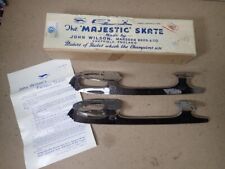 Hojas de hielo vintage John Wilson The Majestic Skate talla 10 con caja original segunda mano  Embacar hacia Argentina