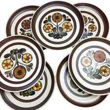 Lote de 7 pratos de jantar Denby Langley Mayflower 10” cerâmica flor grés comprar usado  Enviando para Brazil