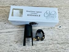 Usado, Ligadura Kodama II de pedra de madeira para bocal Soprano Sax HR - ajuste Selmer comprar usado  Enviando para Brazil