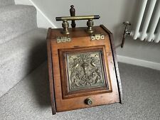 wooden coal scuttle for sale  Shipping to Ireland