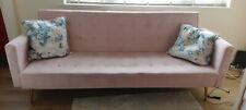 Velvet sofa bed for sale  WEST MOLESEY