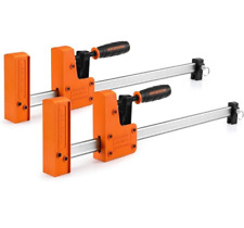 Jorgensen 18” Bar Clamp Set, 2-pack 90° Parallel Clamp Cabinet Master, Steel Jaw for sale  Shipping to South Africa