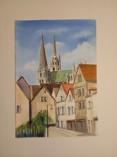 Peinture aquarelle chartres d'occasion  Chartres