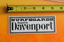 Adesivo vintage para pranchas de surf em forma de DAVENPORT Classic Longboard V14 comprar usado  Enviando para Brazil