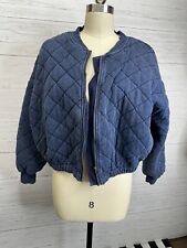 Blue quilted jacket for sale  Waverly