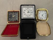 Vintage travel clocks for sale  WARWICK