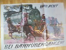 Warn plakat hab gebraucht kaufen  Bad Dürkheim