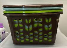 solid plastic laundry baskets for sale  Bluffton