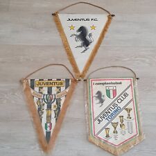 Occasion, football lot  3  fanions JUVENTUS TURIN vintage  d'occasion  Albens