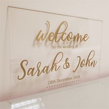 Wedding sign custom for sale  Shipping to Ireland