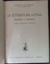 Letteratura latina romana usato  Pontassieve