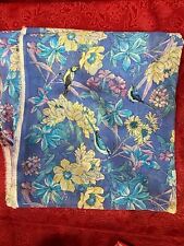 Vintage silk material for sale  ASHFORD