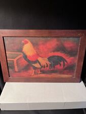 Vintage rooster painting for sale  Marionville