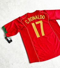 Usado, Camisa de hogar retro Portugal 2004 Ronaldo #17 **Stock del Reino Unido** segunda mano  Embacar hacia Argentina