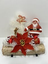 Vtg flocked santa for sale  Fort Worth