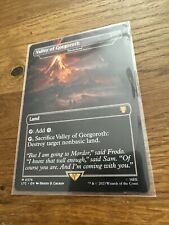 2023 MTG TALES OF MIDDLE-EARTH Valley Of Gorgoroth Wastland Box Topper Non Foil comprar usado  Enviando para Brazil