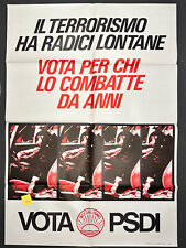 302 manifesto 1978 usato  Viterbo