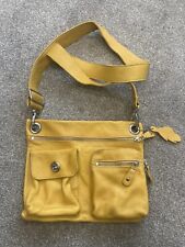 Yellow leather crossbody for sale  WOKING