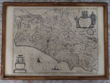 Antica carta geografica usato  Caltanissetta