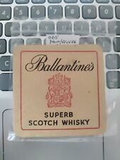 Ballantine whisky beermat for sale  KEIGHLEY