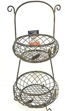 2 tier bread fruit basket for sale  Marinette