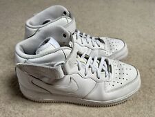 Męskie skórzane trampki Nike Air Force 1 07 mid w kolorze białym - rozmiar 8 na sprzedaż  Wysyłka do Poland