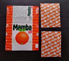 Conjunto de 3 peças de chiclete antigo vintage MAMBA comprar usado  Enviando para Brazil