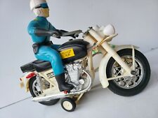 Tin Toy (mostly plastic) 1960's Made in Japan battery operated POLICE MOTORCYCLE segunda mano  Embacar hacia Argentina