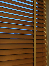 Wooden slatted blinds for sale  CROYDON