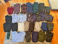 Mezcla de camisas para hombre (23), pantalones PJ (4) y par de calcetines; RL,BB,BR segunda mano  Embacar hacia Argentina