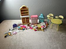 Lote Mixto de Muebles y Accesorios Barbie Vintage - Comida, Sillas, Mesa, segunda mano  Embacar hacia Argentina
