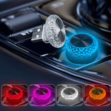 Mini coche USB LED luz de neón atmósfera ambiente brillante lámpara de luz accesorios de coche segunda mano  Embacar hacia Mexico