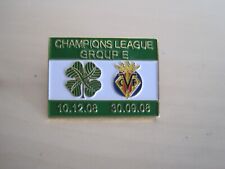 Celtic badge villarreal for sale  ABERDEEN
