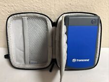Transcend Store Jet External Hard Drive 1TB C86597 0822 W/Case, used for sale  Shipping to South Africa