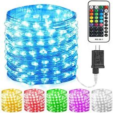 GDEALER 100 Led 16 Colors String Lights Multi Color Change String Lights Remo, used for sale  Shipping to South Africa