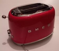 Smeg TSF01RDUK Extra Wide Retro 2 Slice Toaster RED 1035w for sale  Shipping to South Africa
