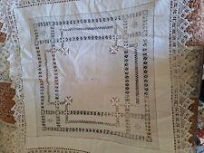 Antique tablecloth hand for sale  KEIGHLEY