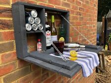 Pallet Wood Wall Bar Rustic Garden Accessory Party organiser Serving Murphy Bar for sale  Shipping to South Africa