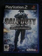 Call Of Duty: World At War Final Fronts, Completo, PS2, PAL Formato Reino Unido, Usado comprar usado  Enviando para Brazil