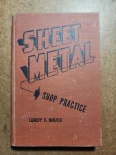 CHAPA METÁLICA - Shop Practice de Leroy F. Bruce - Libro de tapa dura 1964, usado segunda mano  Embacar hacia Argentina