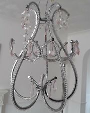 Chandelier silver metal for sale  COLCHESTER