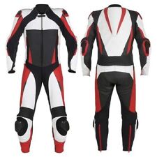 NEW RACING 1 PIECE MOTORCYCLE MOTORBIKE BIKER LEATHER SUIT for sale  Shipping to South Africa
