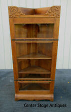 62630 Antique Victorian Oak Corner China Cabinet Curio, used for sale  Mount Holly