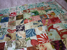 Patchwork quilt throw for sale  WIGAN