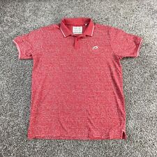 Proline Polo Shirt Adult Large Red White Golf Golfer Rugby Men B91 for sale  Shipping to South Africa