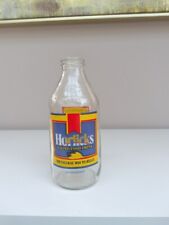 Glass Milk Bottle Vintage Advertising Express Daily Horlicks Drink 1980s Pint for sale  Shipping to South Africa